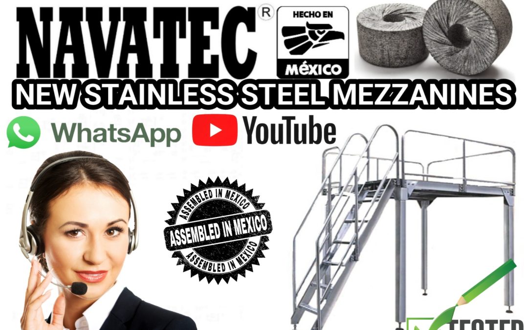 Navatec® stainless steel platform mezzanines for sale.
