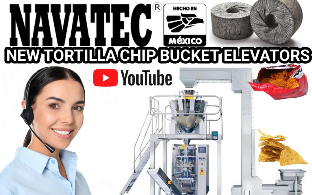 Navatec® tortilla chip bucket elevators for sale.