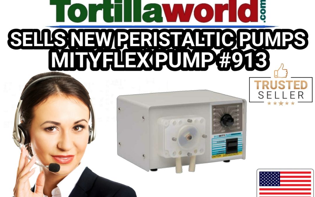 New MityFlex #913 peristaltic chemical pump for sale.