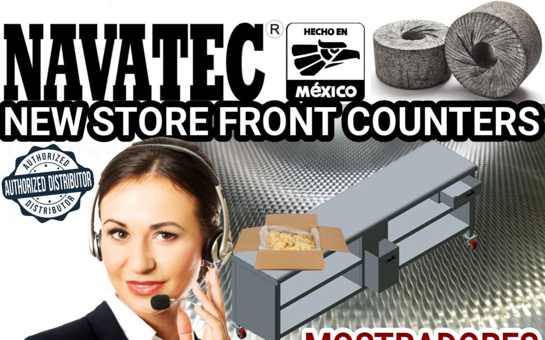Navatec® tortilla factory store counters for sale. (Mostradores)