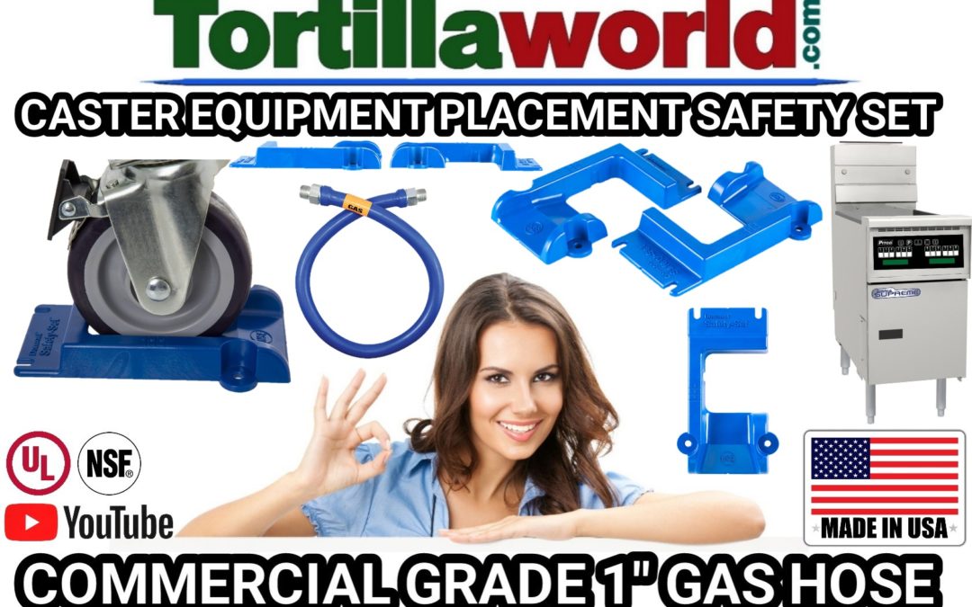 Caster equipment placement safety set for sale.