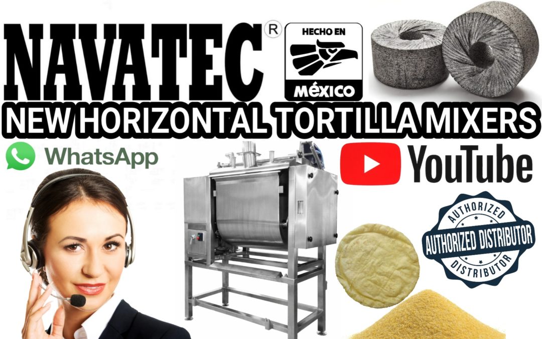 Navatec® horizontal tortilla mixers for sale.