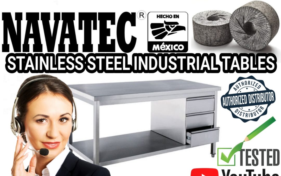 Navatec® custom made stainless steel tables for sale.