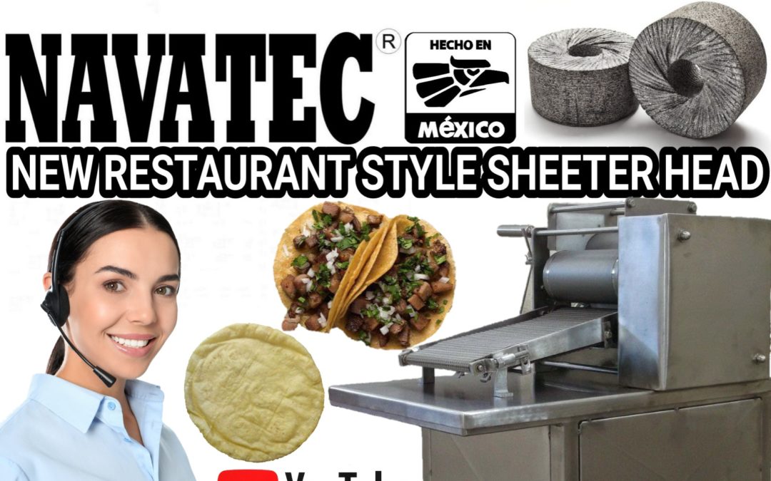 Navatec® restaurant style sheeter head for sale.