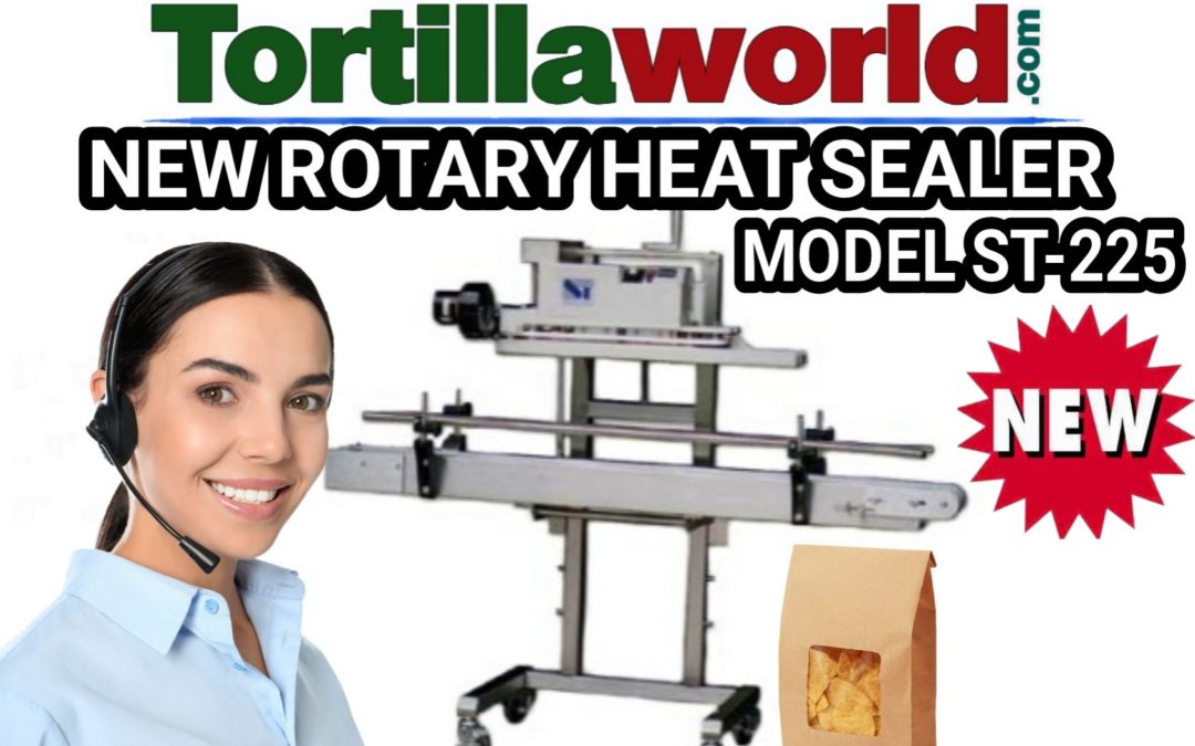 Rotary heat sealer model ST-225 for sale.