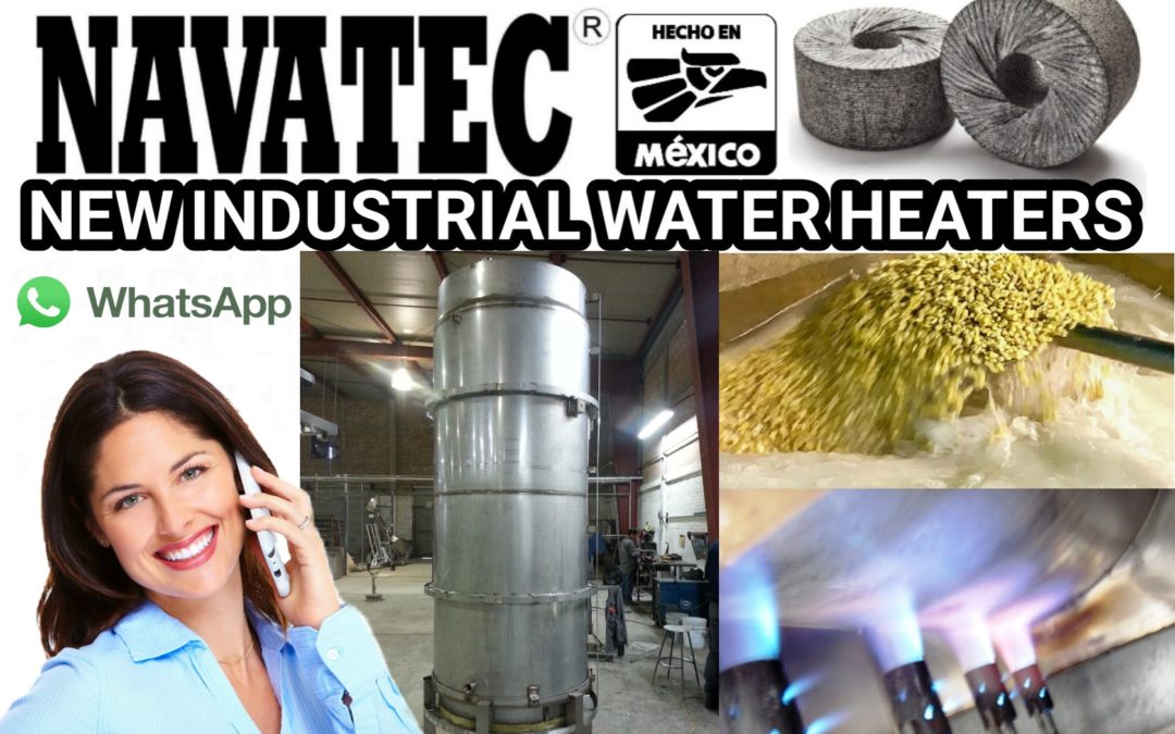 Navatec® stainless steel Industrial hot water tanks for sale.