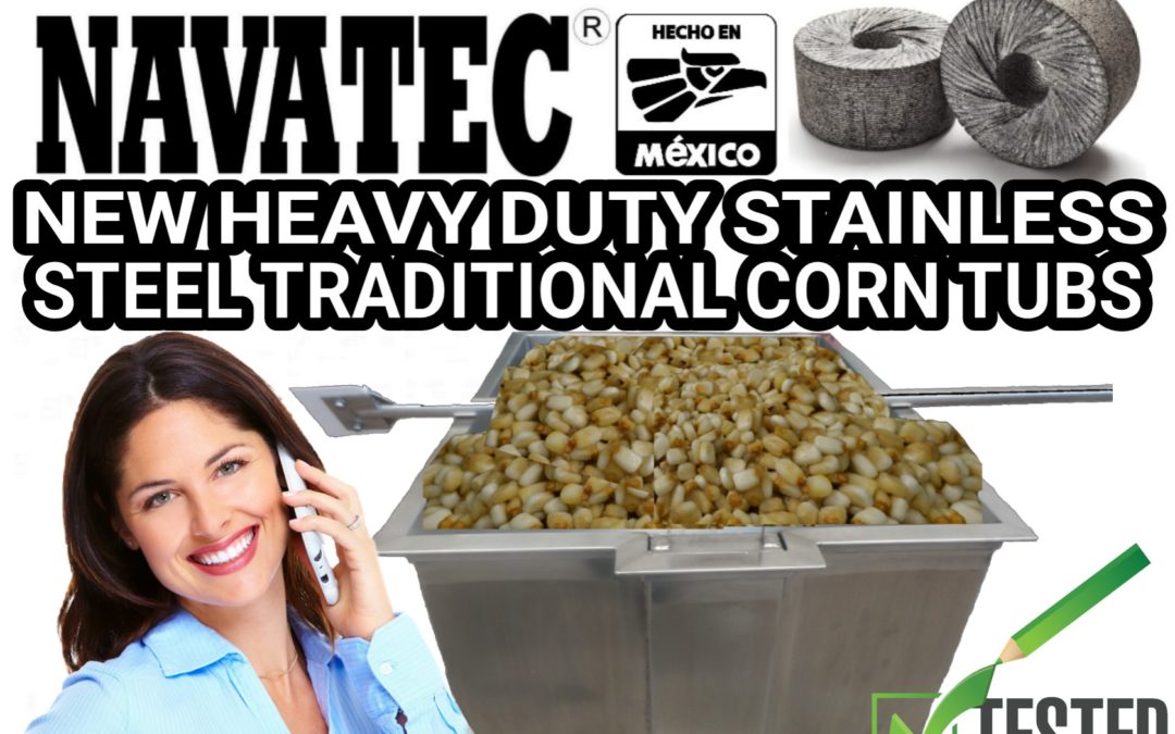 Navatec® stainless steel corn cooking tubs for sale