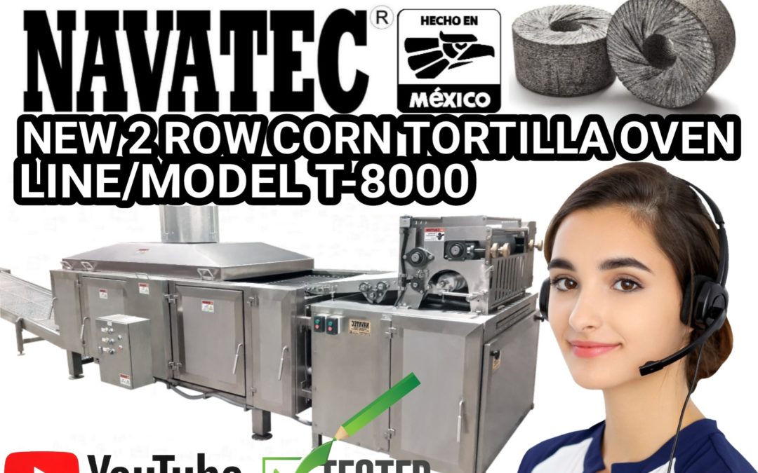 Navatec® T-8000 corn tortilla 2 row line for sale