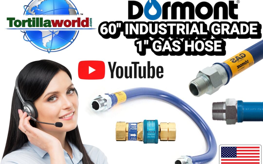 60″ commercial grade 1″ gas hose for sale