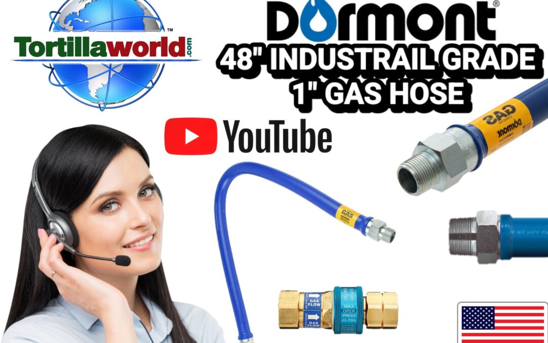 48″ commercial grade 1″ gas hose for sale
