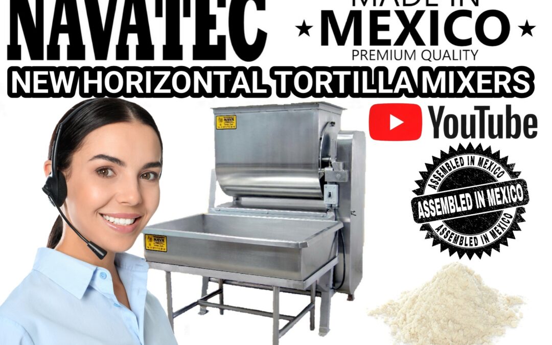 Navatec small horizontal tortilla mixers for sale