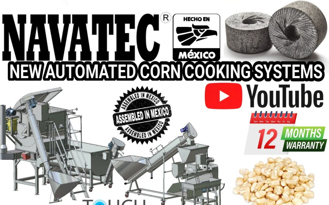 Navatec automated & semi-auto corn cooking system for sale