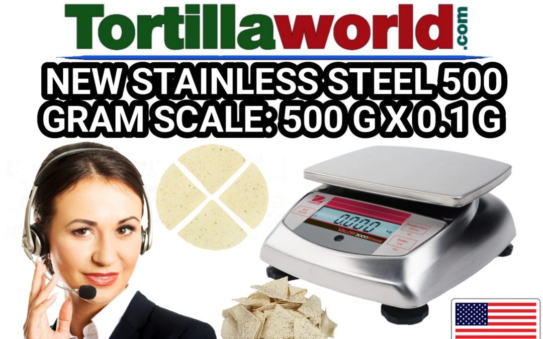 New 500 G. X 0.1 G. stainless steel scale for sale.