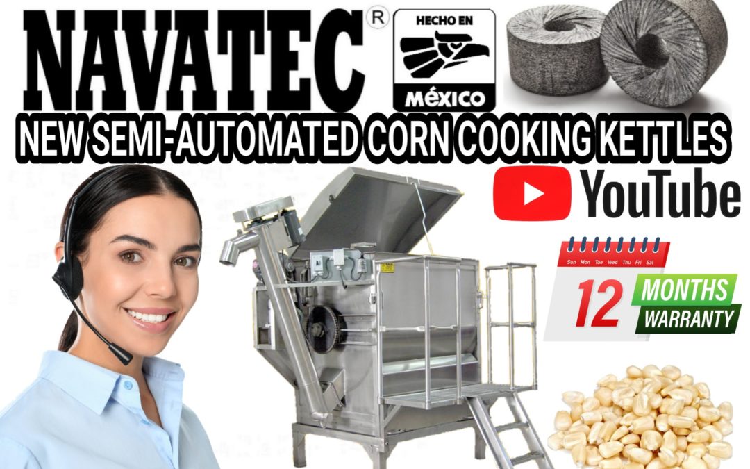 Navatec® mechanical corn cooking tubs for sale.