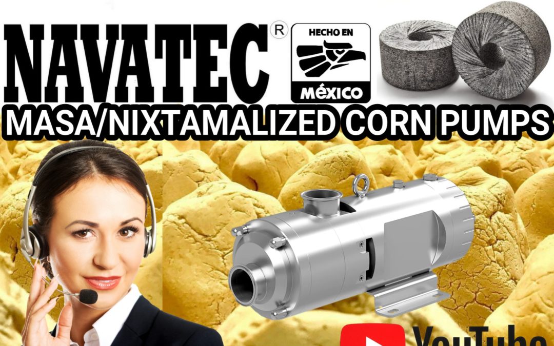 Masa/Nixtamalized corn pump for sale.