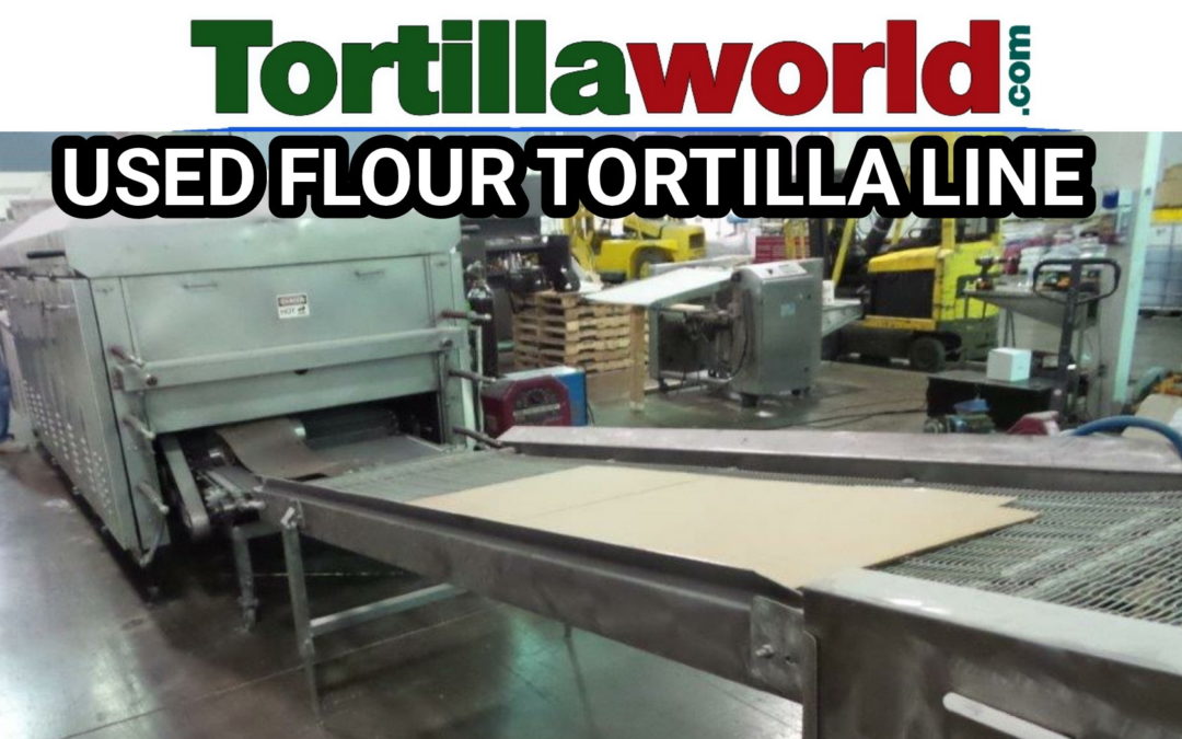 Used flour tortilla line for sale.