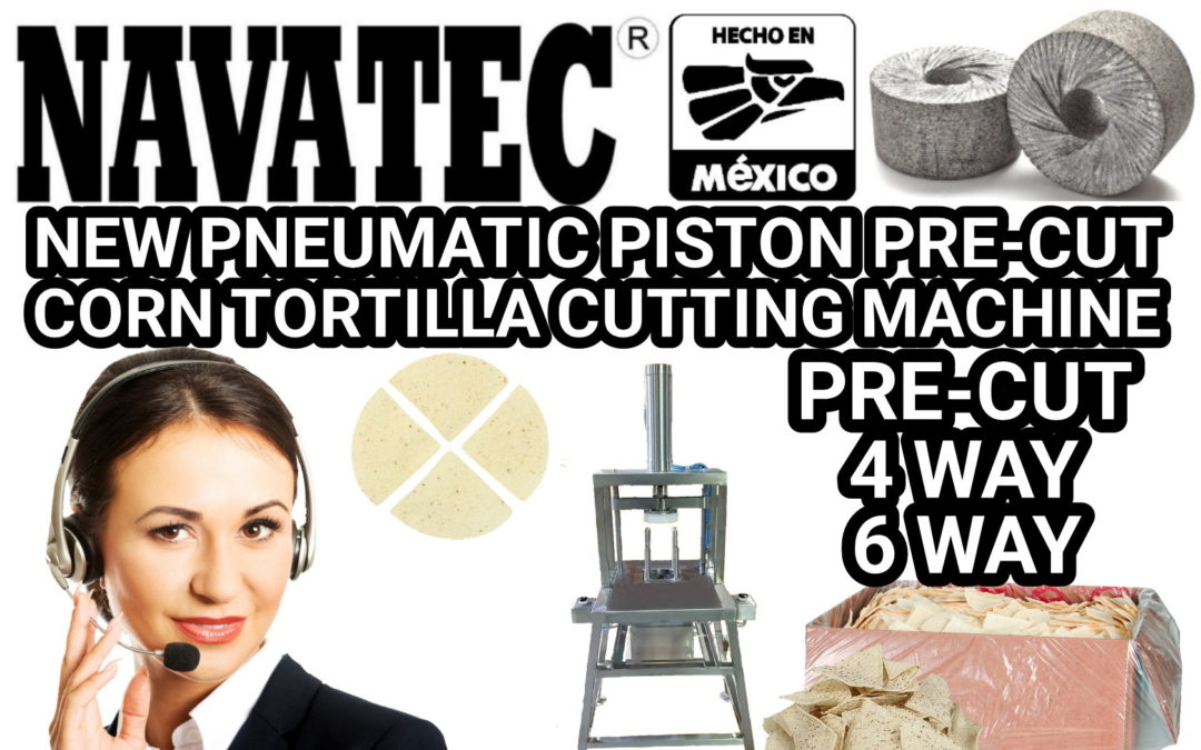 Navatec® pre-cut corn tortilla machine for sale.