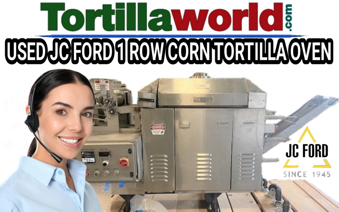 Used JC Ford 1 row corn tortilla oven for sale.